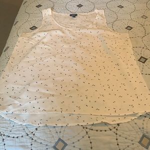 Mossimo Women’s Large Tank Too, bird print, so cute